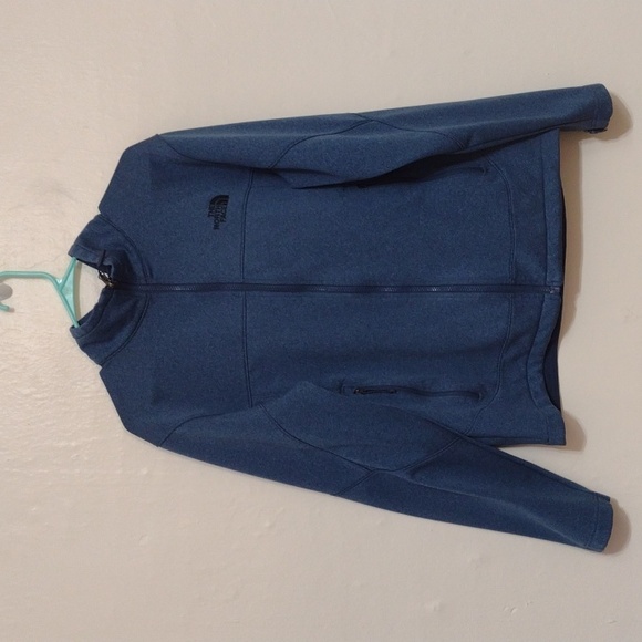 The North Face Light Blue Wind Wall Full Zip Jacket Size M - Picture 2 of 11